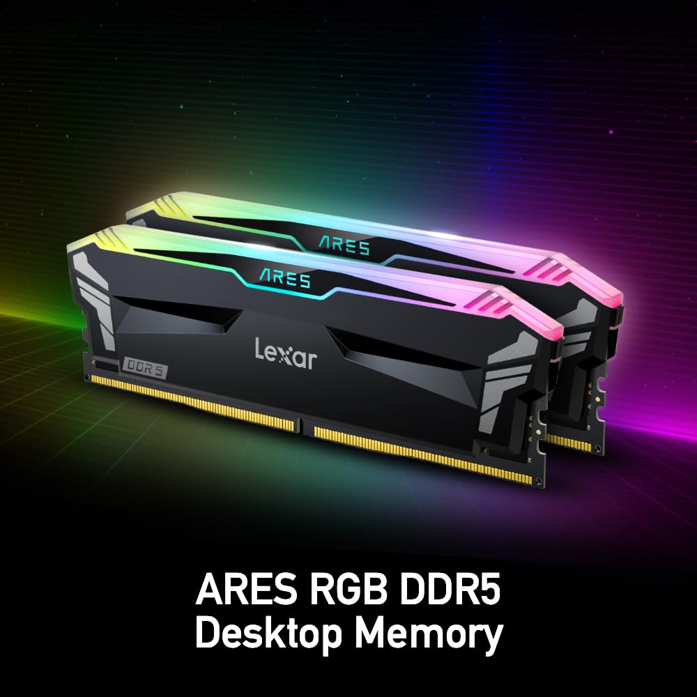Foto 3 pulgar | Memoria De Escritorio Lexar Ares Rgb Ddr5 32 Gb (2 X 16 Gb) 6800 Mt/s - Venta Internacional.