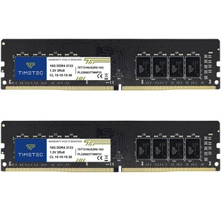 Foto 1 | Kit de Memoria RAM Timetec de 32 GB (2 x 16 GB) DDR4 2133 Mhz PC4-17000 - Venta Internacional