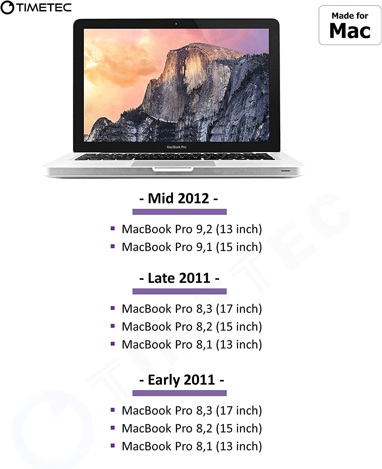 Foto 5 pulgar | Kit RAM Timetec de 16 GB (2 x 8 GB) DDR3L 1600 Mhz para Apple Mac - Venta Internacional