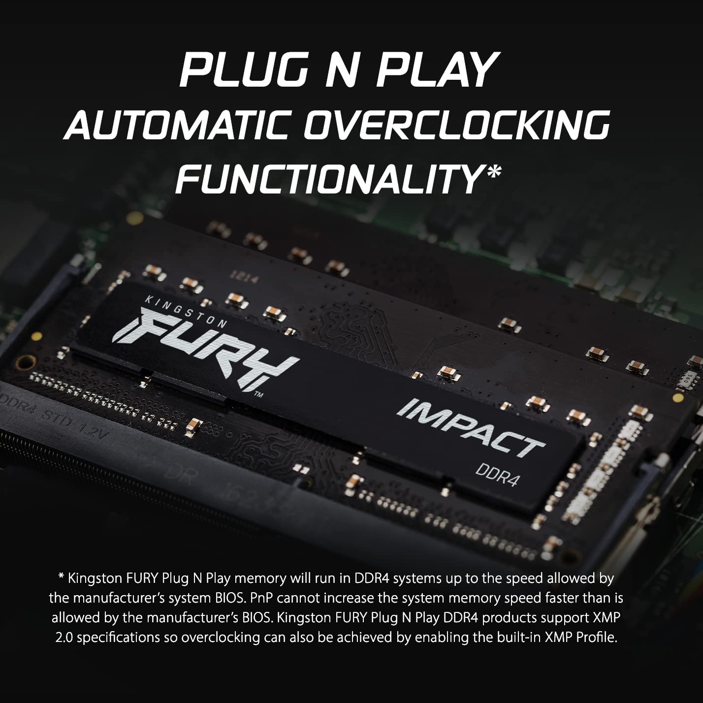 Foto 5 pulgar | Kit De Memoria Kingston Fury Impact De 32 Gb (2 X 16 Gb) 3200 Mt/s Ddr4 - Venta Internacional.