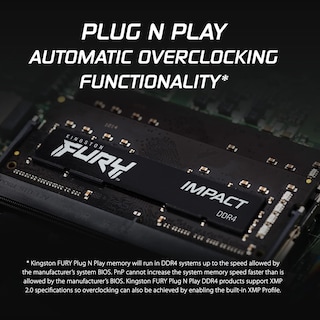 Foto 4 | Kit De Memoria Kingston Fury Impact De 32 Gb (2 X 16 Gb) 3200 Mt/s Ddr4 - Venta Internacional.