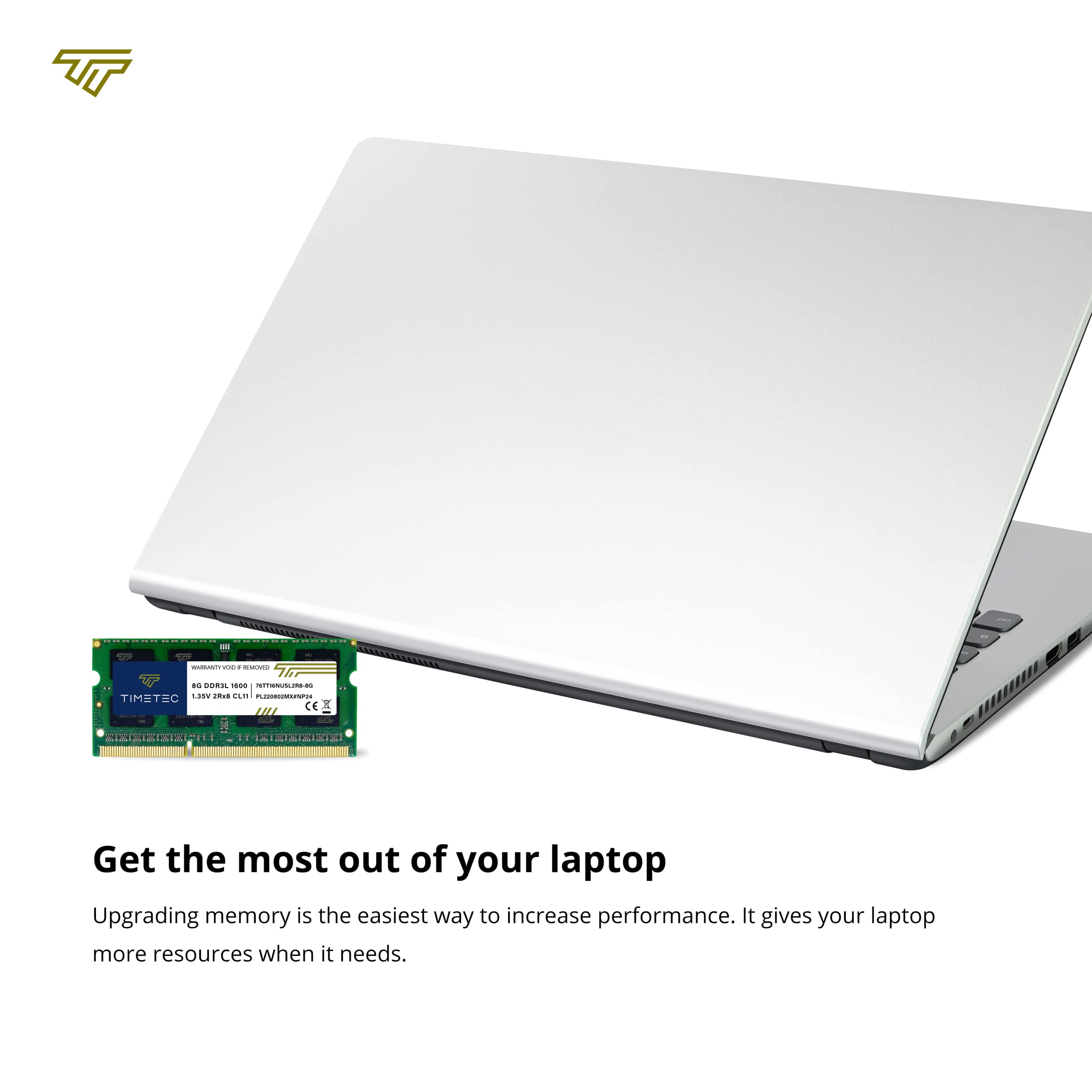 Foto 5 | Equipo Portátil RAM Timetec de 16 GB (2 x 8 GB) DDR3L/DDR3 1600 Mhz - Venta Internacional