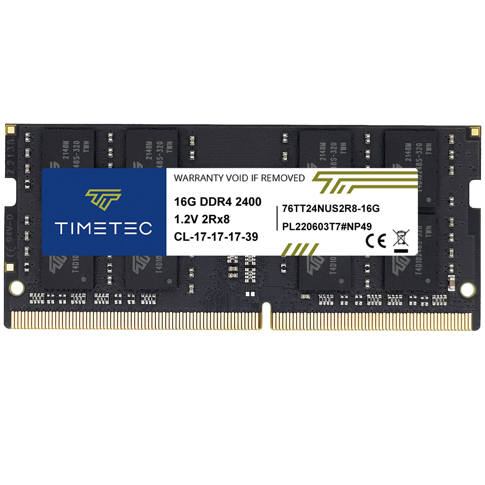 Foto 2 pulgar | Módulo de Memoria RAM Timetec 16 GB DDR4 2400 Mhz 260 Pines - Venta Internacional