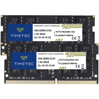 Foto 1 | Memoria RAM Timetec Kit de 32 GB (2 x 16 GB) DDR4 2133 Mhz para Portátil - Venta Internacional