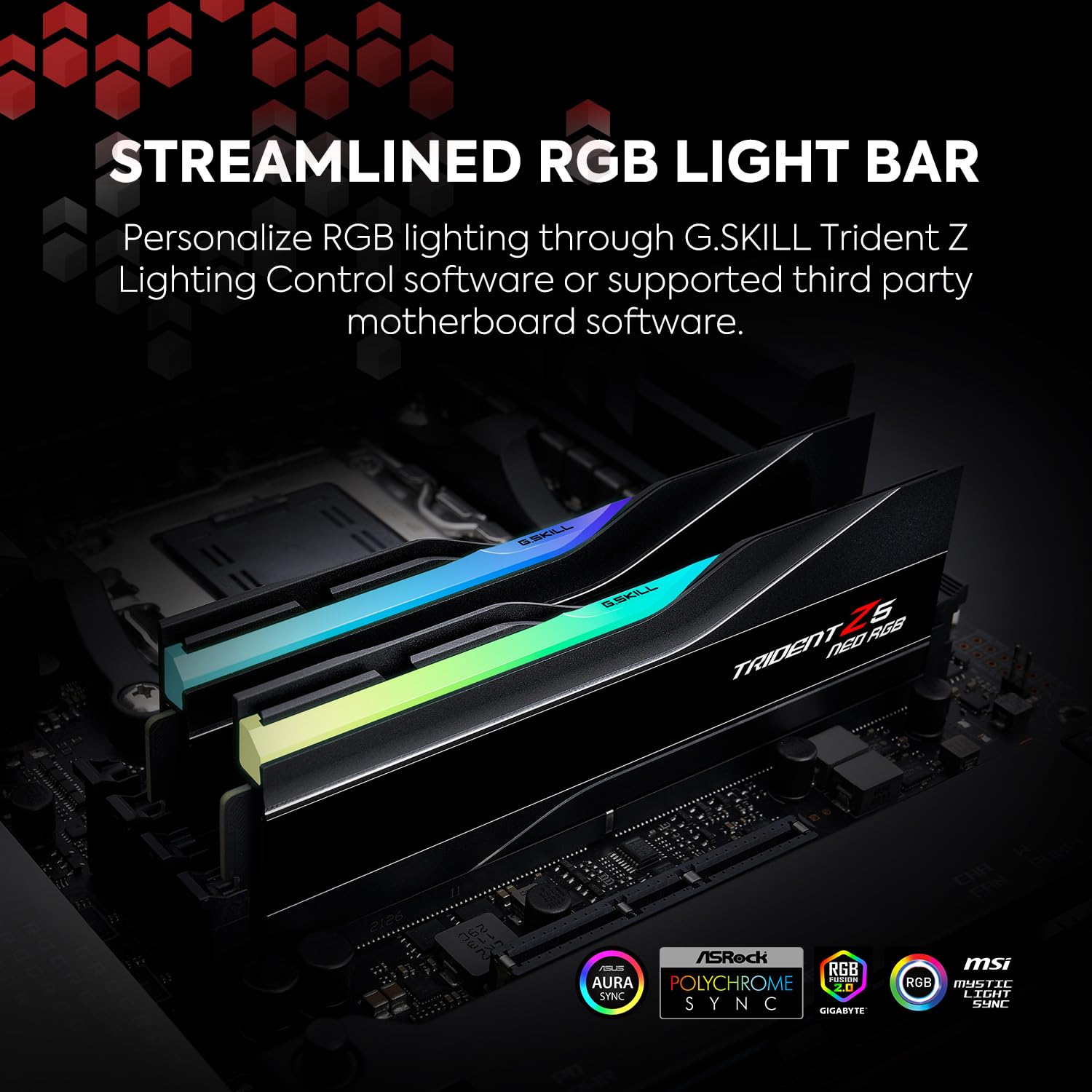 Foto 4 pulgar | Ram Ddr5 G.skill Trident Z5 Neo Rgb 64 Gb (2 X 32 Gb) 6000 Mt/s Cl30 - Venta Internacional.