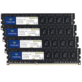 Foto 1 | Kit De Memoria Ram Timetec De 32 Gb (4 X 8 Gb) Ddr3 1333 Mhz Pc3-10600 - Venta Internacional.