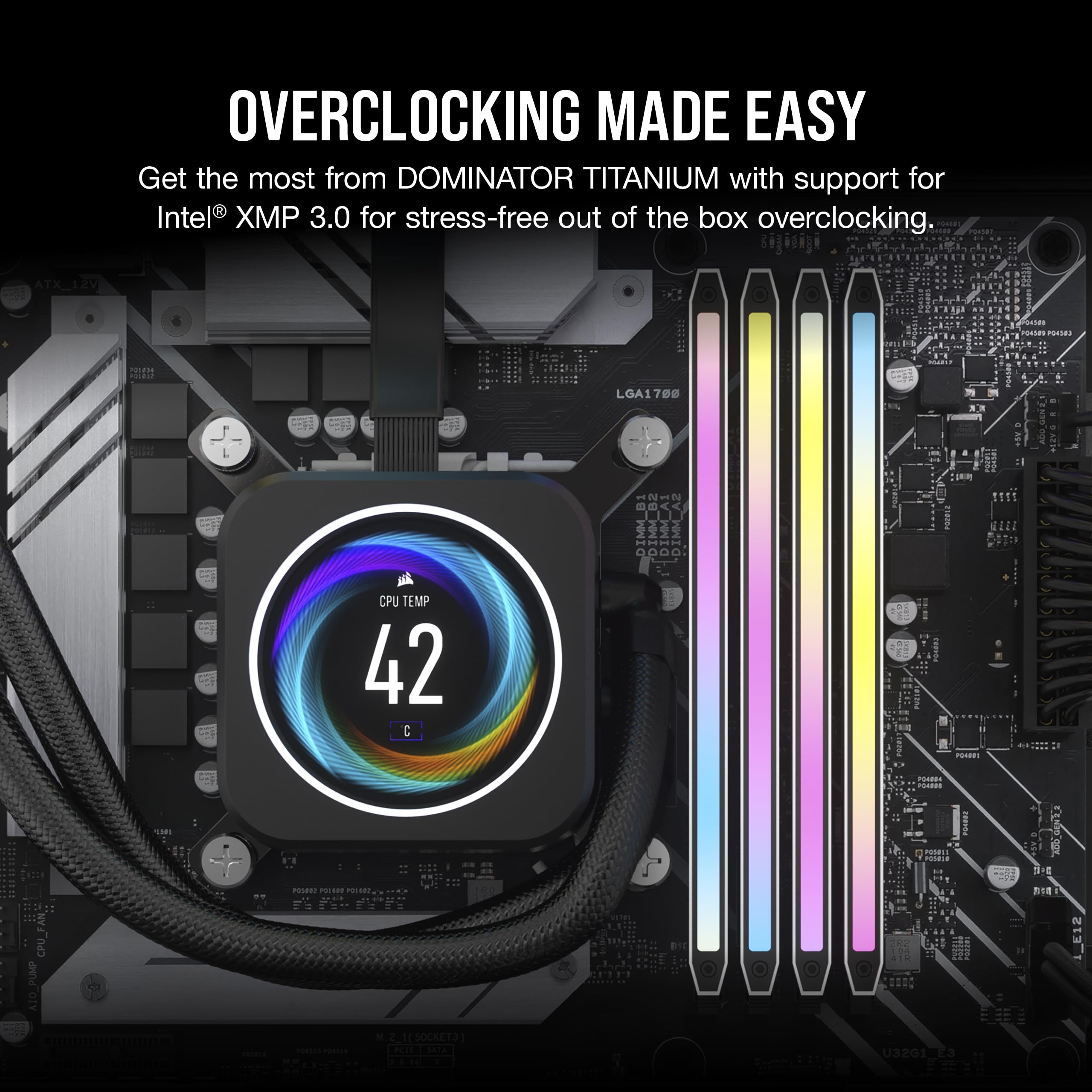 Foto 6 pulgar | Ram Corsair Dominator Titanium Rgb Ddr5 32 Gb 2x16 Gb 6000 Mhz - Venta Internacional