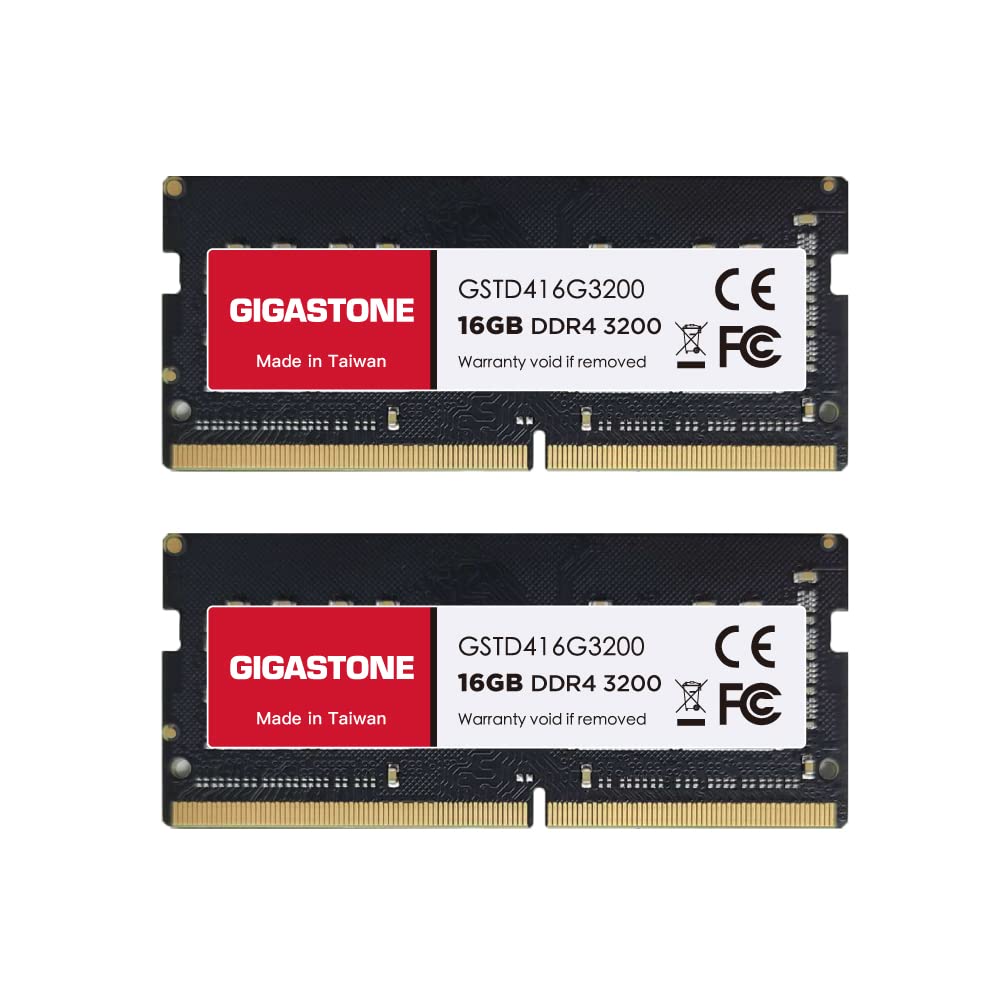 Foto 2 pulgar | Kit Ddr4 Ram Gigastone de 32 Gb 2 x 16 gb) Sodimm de 3200 Mhz - Venta Internacional