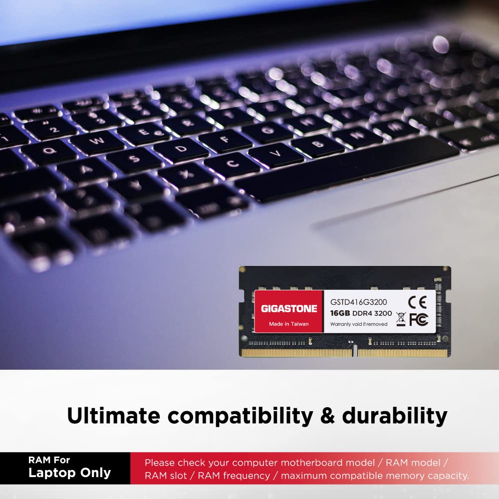 Foto 4 pulgar | Kit Ddr4 Ram Gigastone de 32 Gb 2 x 16 gb) Sodimm de 3200 Mhz - Venta Internacional