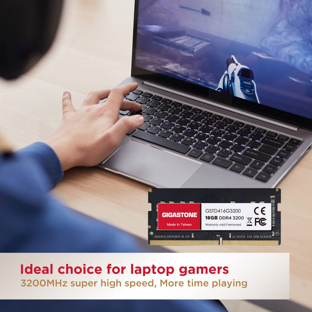 Foto 5 pulgar | Kit Ddr4 Ram Gigastone de 32 Gb 2 x 16 gb) Sodimm de 3200 Mhz - Venta Internacional