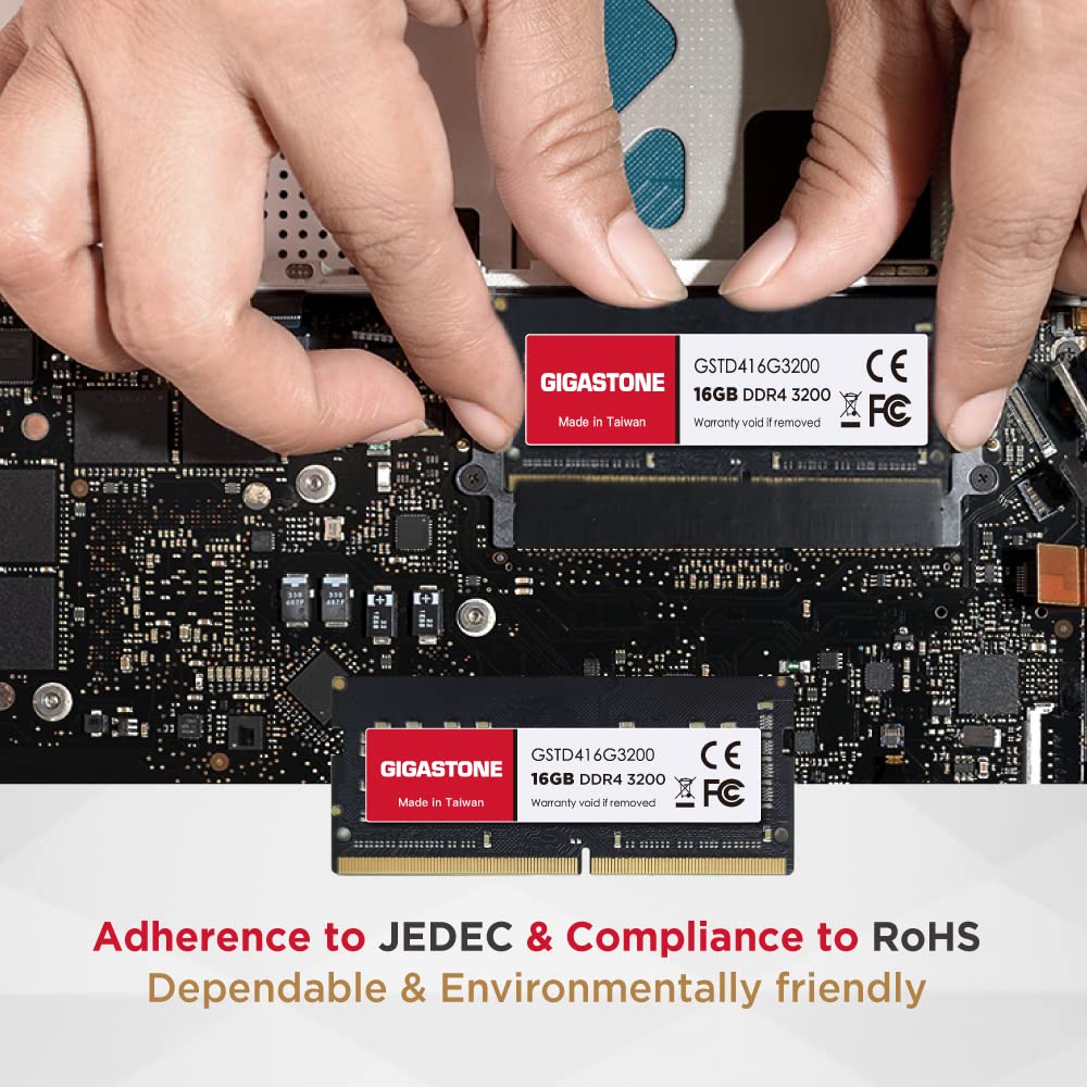 Foto 7 pulgar | Kit Ddr4 Ram Gigastone de 32 Gb 2 x 16 gb) Sodimm de 3200 Mhz - Venta Internacional