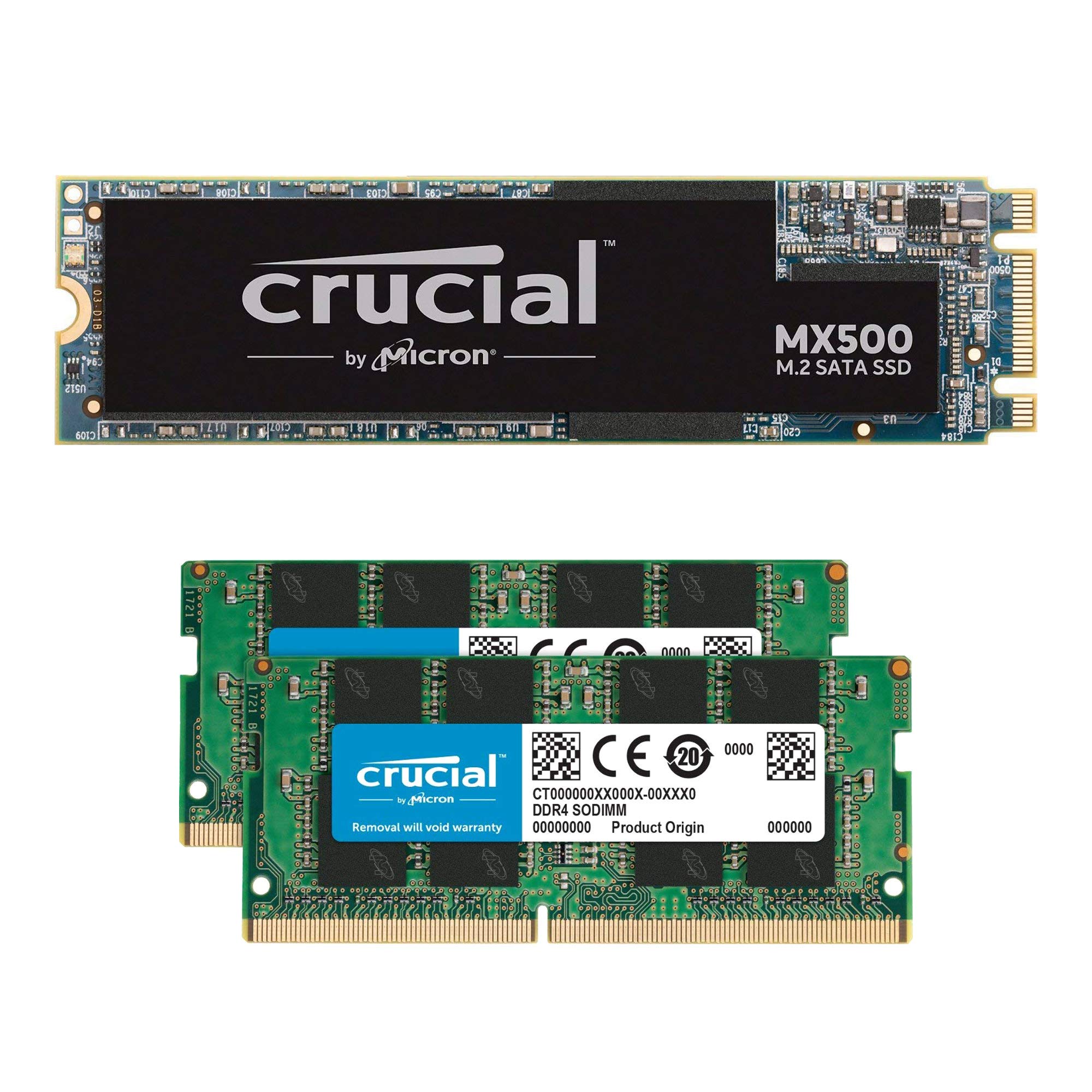 Foto 2 pulgar | Ssd Crucial Mx500 500 Gb M.2 Sata 6 Gb+ 16 Gb Ddr4 2666 Mhz - Venta Internacional.