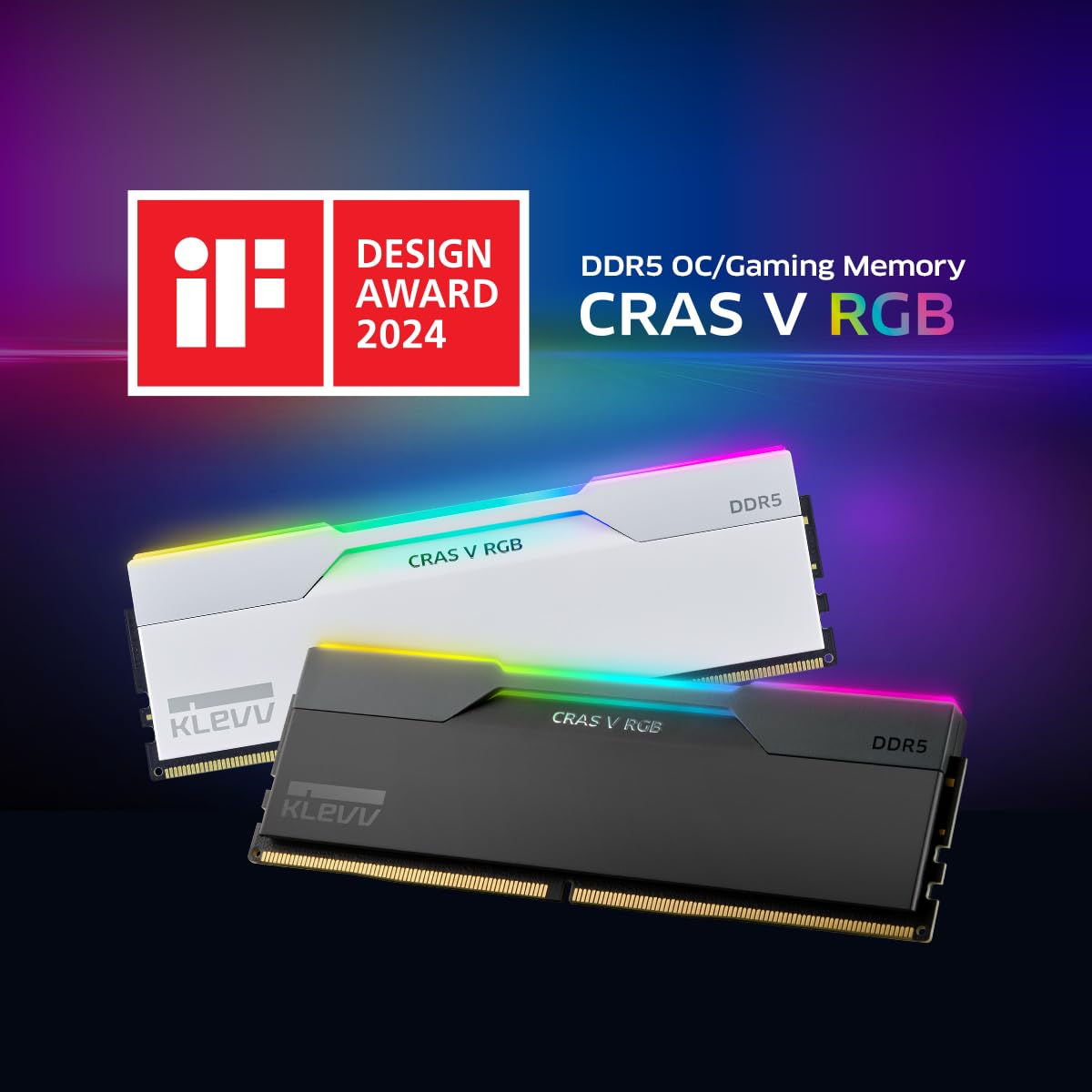 Foto 3 pulgar | Memoria Ram Klevv Cras V Rgb Ddr5 32 Gb (2 X 16 Gb) 6000 Mhz - Venta Internacional.