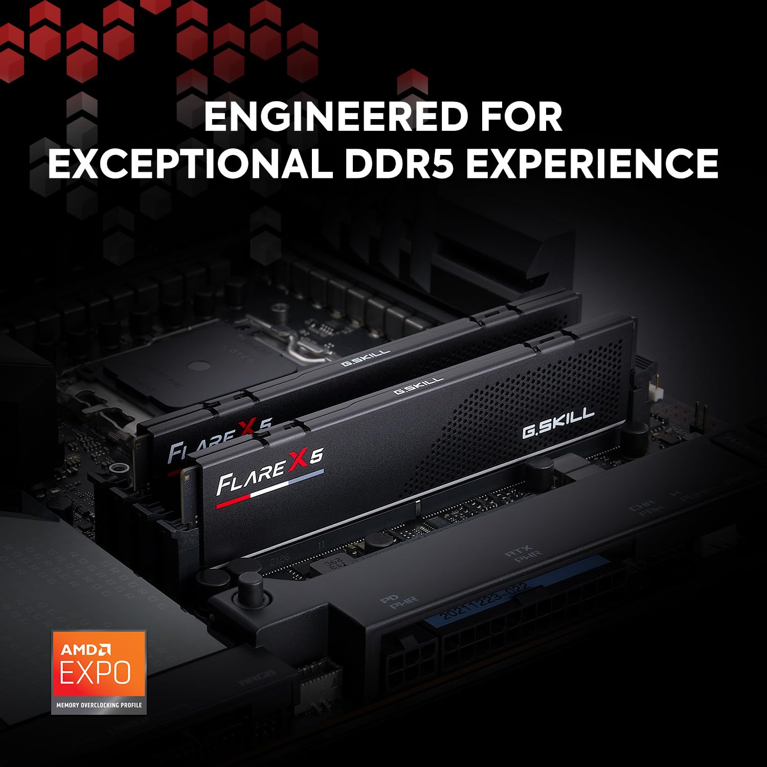 Foto 3 pulgar | Ram G.skill Flare Serie X5 Ddr5 De 64 Gb (2 X 32 Gb), 6000 Mt/s Cl30 - Venta Internacional.