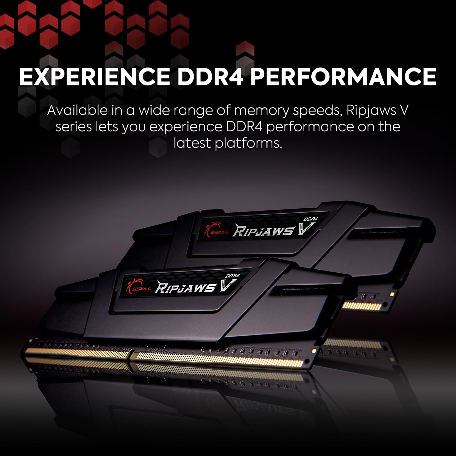 Foto 3 pulgar | Ram G.skill Ripjaws Serie V Ddr4 De 64 Gb (4 X 16 Gb) A 3200 Mhz - Venta Internacional.