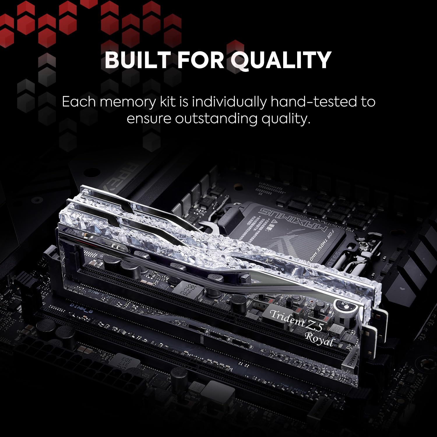 Foto 6 pulgar | Ram G.skill Trident Z5 Royal Ddr5 32 Gb (2 X 16 Gb) 7200 Mt/s - Venta Internacional.