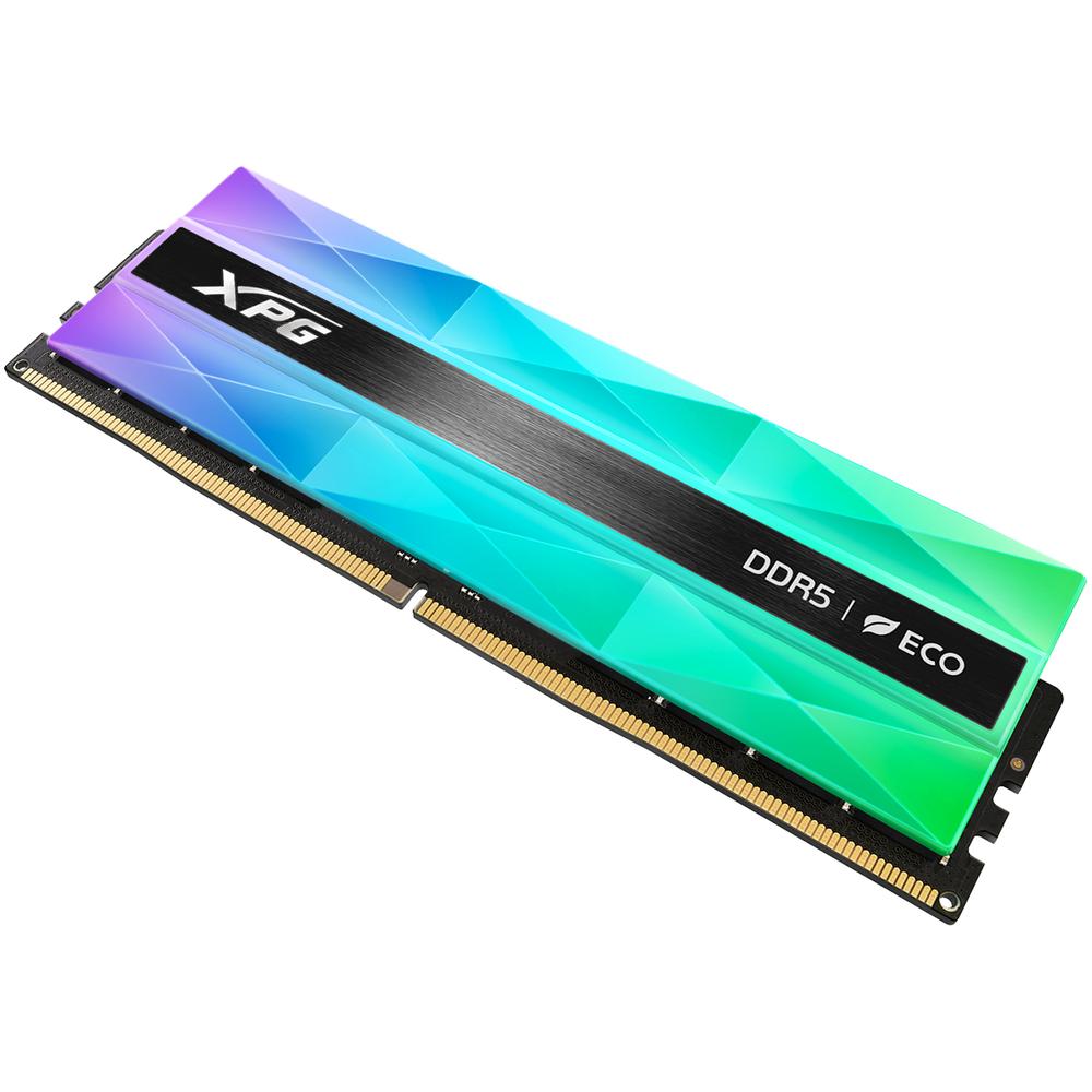 Foto 4 pulgar | Memoria Ram Ddr5 16gb 6400mt/s Xpg Lancer Neon Rgb 1x16gb Negro Ax5u6400c3216g-clanrsg