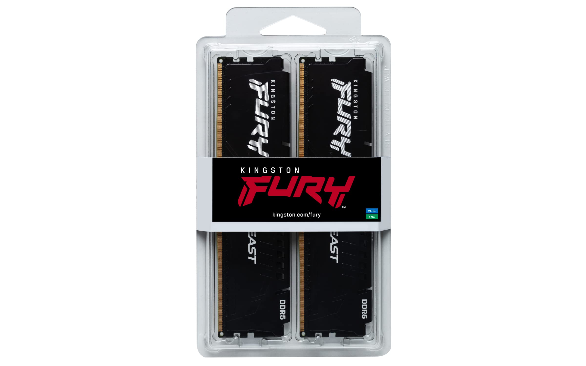 Foto 6 pulgar | Memoria Ddr5 Kingston Fury Beast De 32 Gb (2 X 16 Gb) A 4800 Mt/s - Venta Internacional.