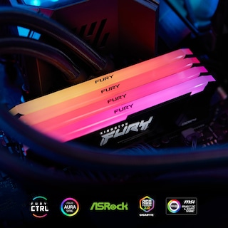 Foto 3 | Memoria Ddr4 Kingston Fury Beast De 128 Gb (4 X 32 Gb) 3600 Mt/s - Venta Internacional.