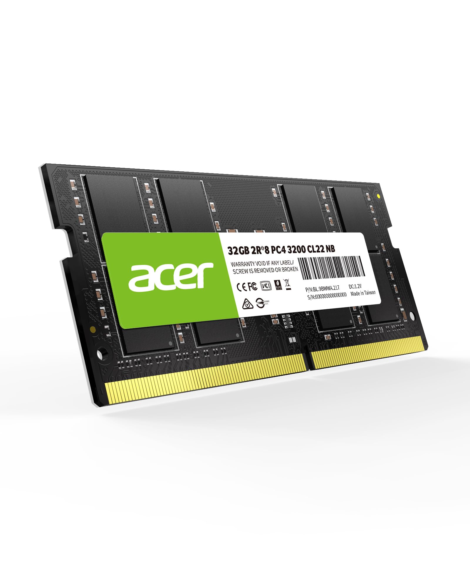 Foto 1 | Memoria Ram Acer Sd100 32 Gb Ddr4 3200 Mhz Sodimm Pc4-2500 - Venta Internacional.