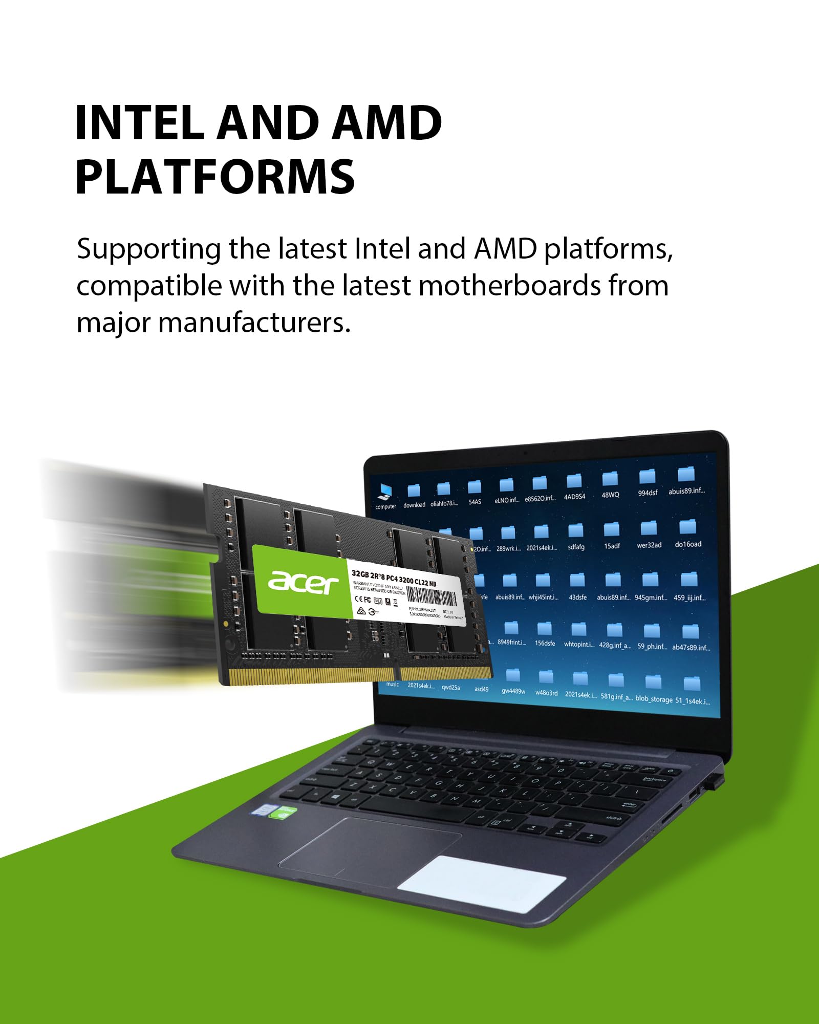 Foto 3 pulgar | Memoria Ram Acer Sd100 32 Gb Ddr4 3200 Mhz Sodimm Pc4-2500 - Venta Internacional.
