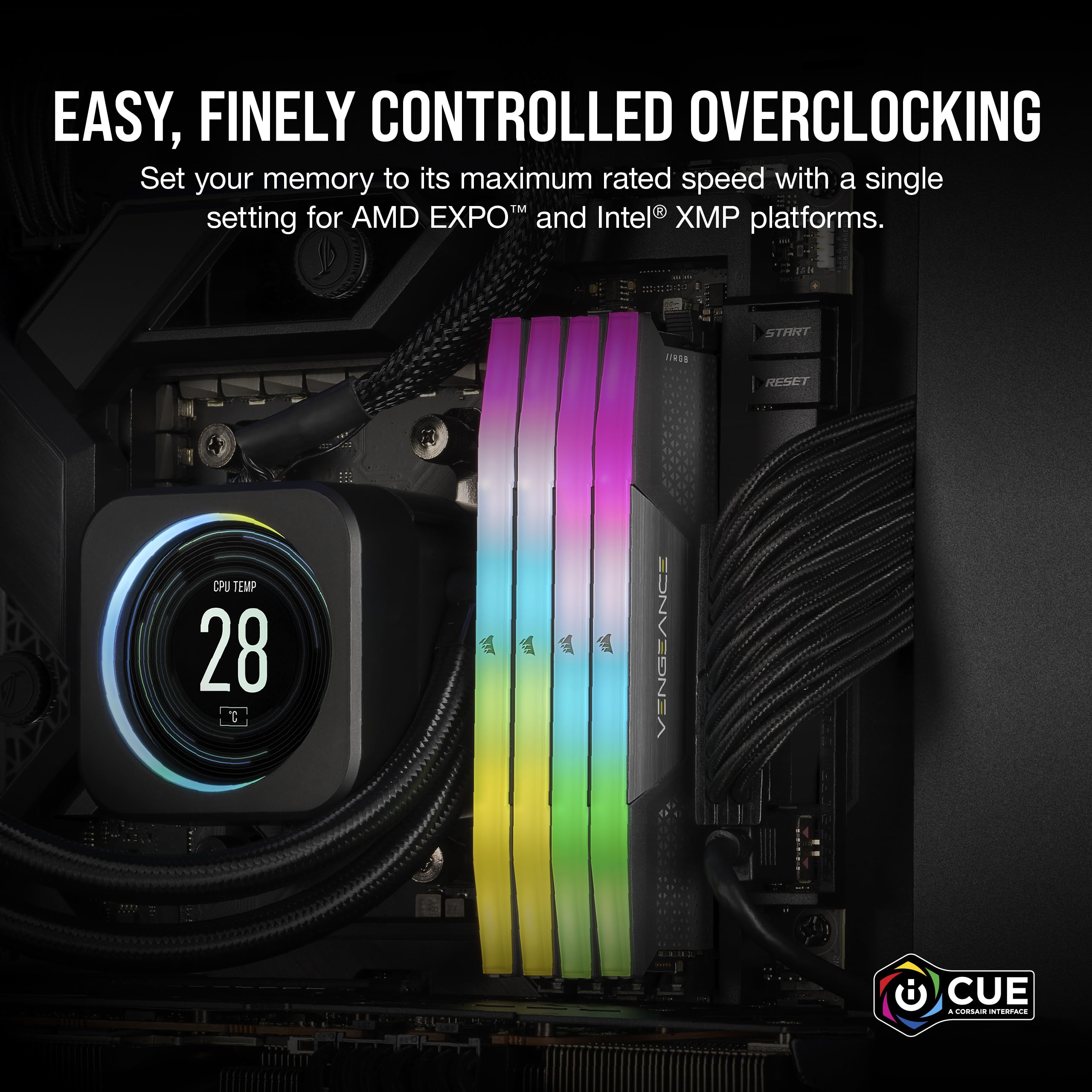 Foto 6 pulgar | Ram Ddr5 Corsair Vengeance Rgb 48 Gb (2 X 24 Gb) Cl30 A 6000 Mhz - Venta Internacional.