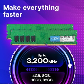 Foto 2 | Ram Crucial Ct16g4dfra32a 16 Gb Ddr4 3200 Mhz Cl22 - Venta Internacional