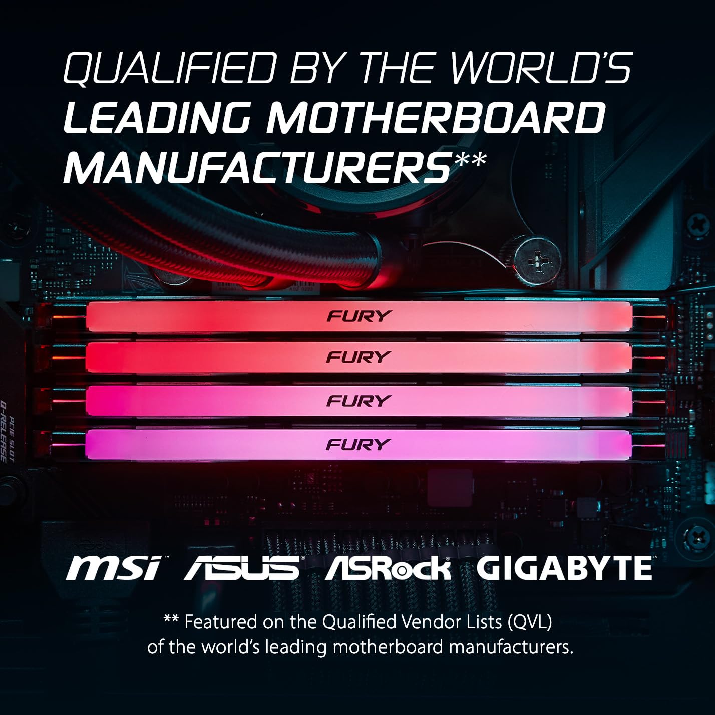 Foto 7 | Memoria Kingston Fury Renegade Rgb 32 Gb (2 X 16 Gb) Ddr5 De 6400 Mt/s - Venta Internacional.