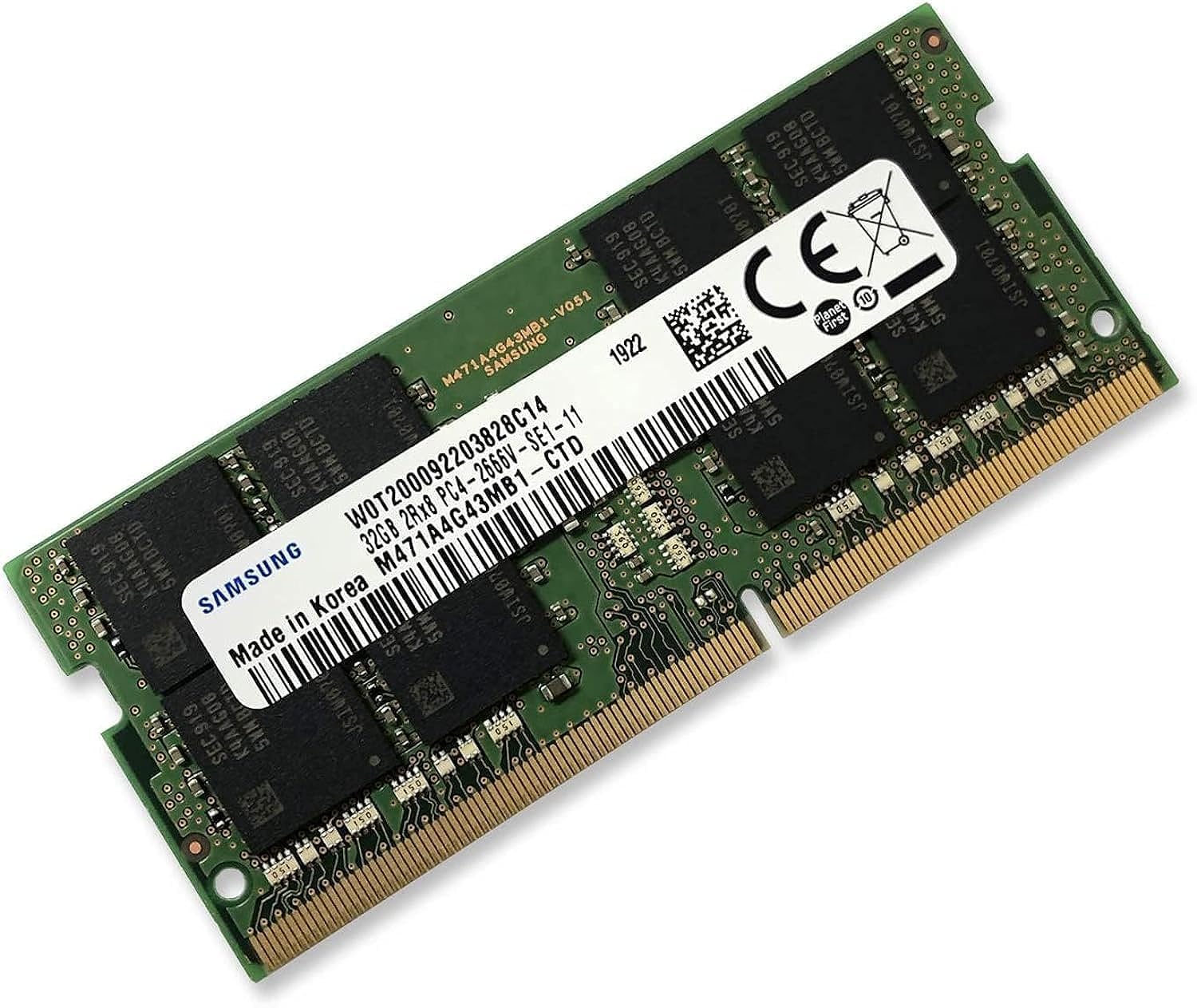 Foto 1 | Módulo De Memoria Ram Samsung 32 Gb Ddr4 2666 Mhz 260 Pines 1.2 V - Venta Internacional.
