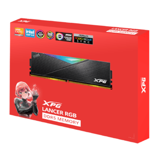 Foto 4 | Ram Adata Lancer Ddr5 64gb(2x32) 6400 Negro Ax5u6400c3232g-dclarbk