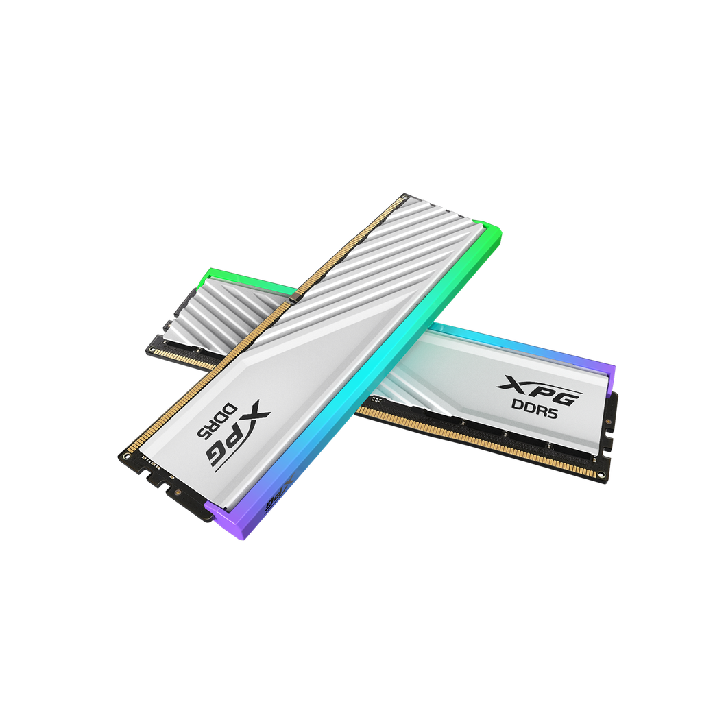 Foto 4 pulgar | Ram Adata Lancer Blade Ddr5 32gb(2x16) 6400 Blanco Ax5u6400c3216g-dtlabrwh