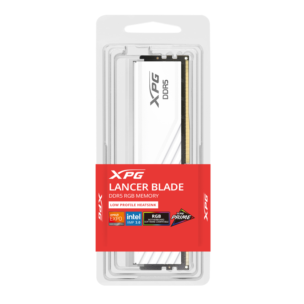 Foto 4 pulgar | Ram Adata Lancer Blade Ddr5 16gb 6400 Blanco Ax5u6400c3216g-slabrwh