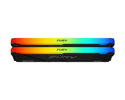 Foto 2 | Kit Memoria Ram Kingston Fury Beast Rgb Ddr4 3200mhz 32gb (2 X 16gb) Non-ecc Cl16