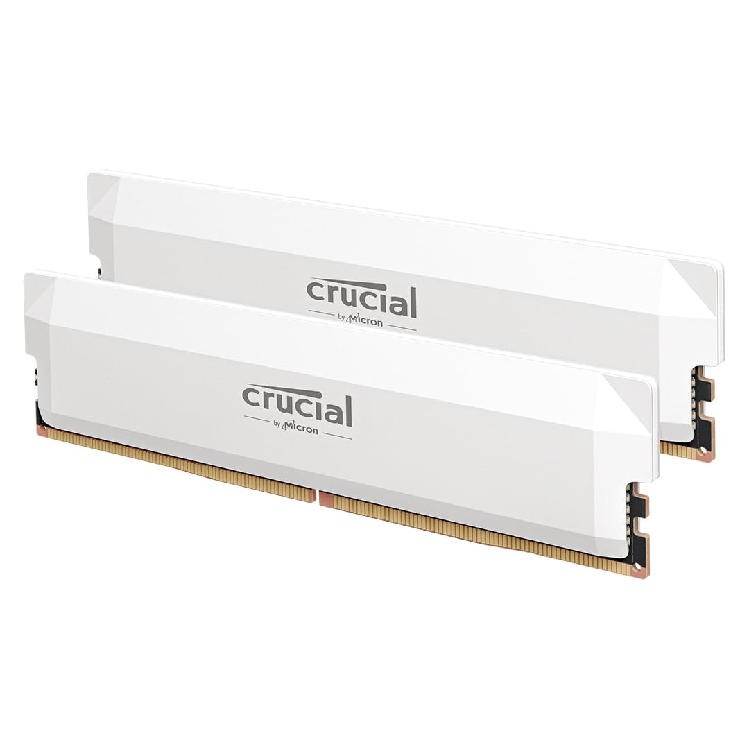 Foto 2 pulgar | Kit Ram Crucial Pro Ddr5 de 64 Gb (2 X 32 Gb) Cl40 De 6400 Mhz Blanco - Venta Internacional