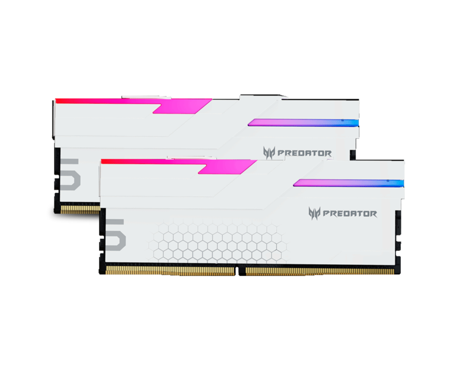 Foto 2 pulgar | Kit Memoria Ram Acer Predator Hermes Ddr5 7200mhz 32gb - 2 X 16gb Cl34 Xmp Blanco