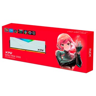 Foto 3 | Memoria Dimm XPG D50 DDR4 PC4-25600 (3200 Mhz) Cl16 16 GB (2 X 8 GB) Blanco