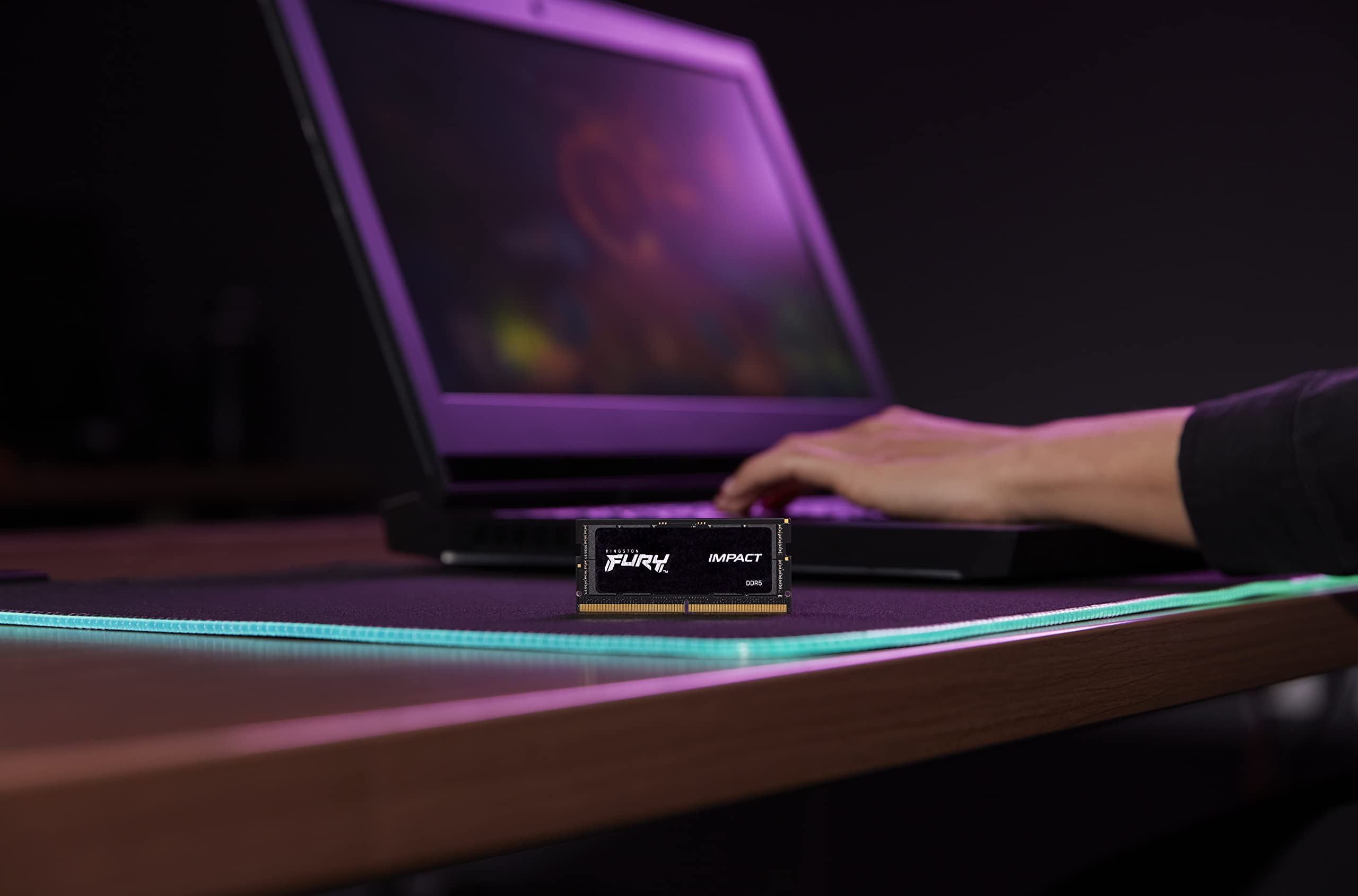 Foto 5 | Memoria Para Ordenador Portátil Kingston Fury Impact 8 Gb Ddr5 4800 Mt/s Cl38 - Venta Internacional.