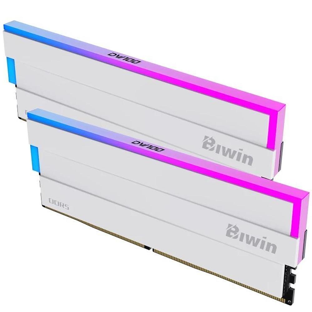 Foto 4 pulgar | Memoria Ram Ddr5 32gb 6400mt/s Biwin Dw100 Rgb 2x16gb Blanco