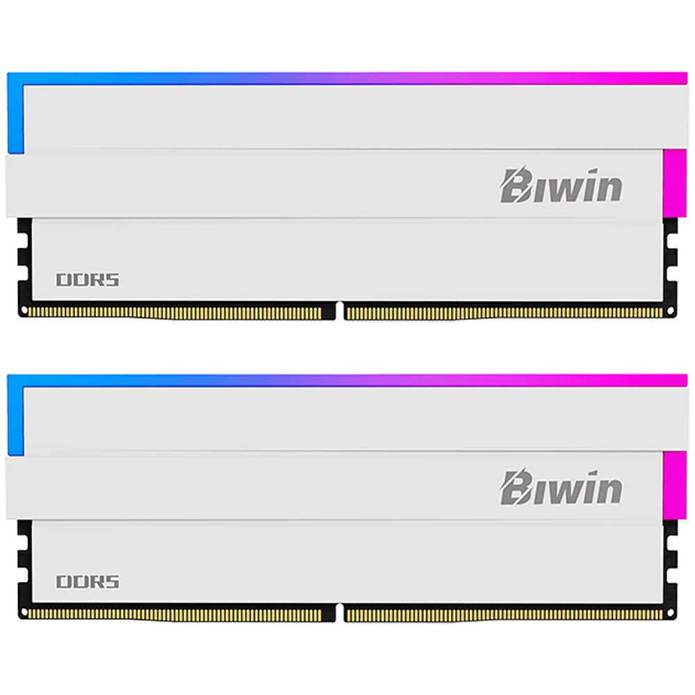 Foto 2 pulgar | Memoria Ram Ddr5 32gb 6800mt/s Biwin Dw100 Rgb 2x16gb Blanco