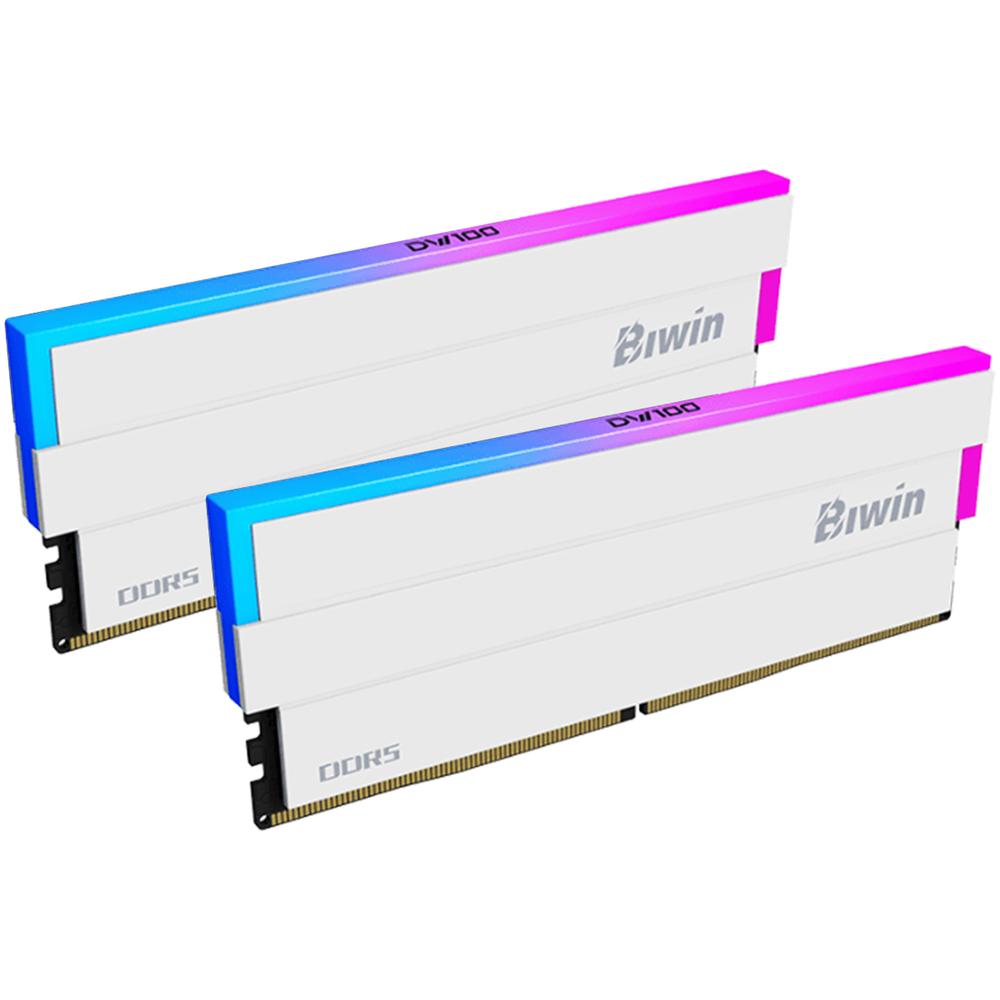 Foto 3 pulgar | Memoria Ram Ddr5 32gb 6800mt/s Biwin Dw100 Rgb 2x16gb Blanco