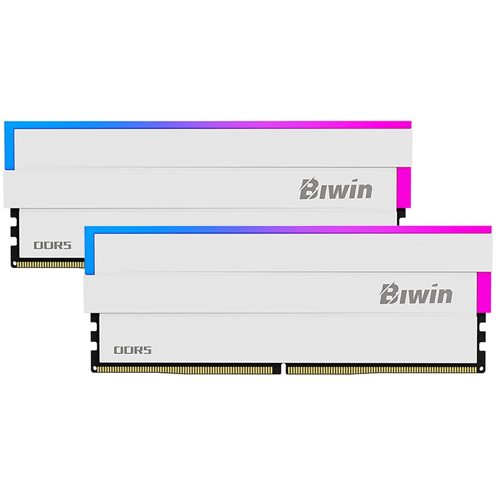 Foto 5 pulgar | Memoria Ram Ddr5 32gb 6800mt/s Biwin Dw100 Rgb 2x16gb Blanco