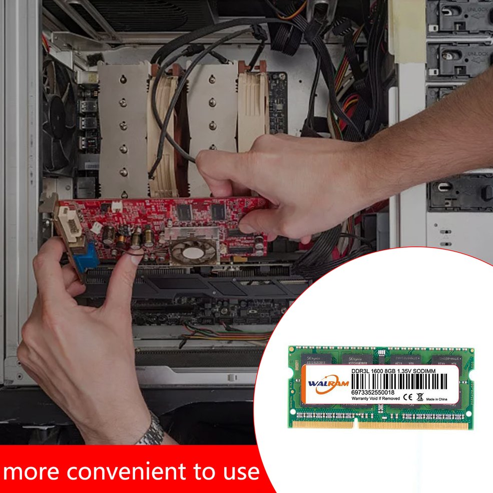 Foto 4 pulgar | Módulo De Memoria De Escritorio Ddr3l 8 Gb 1600 Mhz Pc3l-12800 De 204 Pines - Venta Internacional.