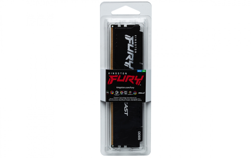 Foto 2 pulgar | Ram Kingston Fury Beast Ddr5 16gb 6000 Negro Kf560c36bbe2-16