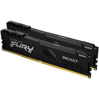 Foto 2 | Memoria Ram Ddr4 16gb 3200mt/s Kingston Fury Beast 2x8gb Negro Kf432c16bbk2/16