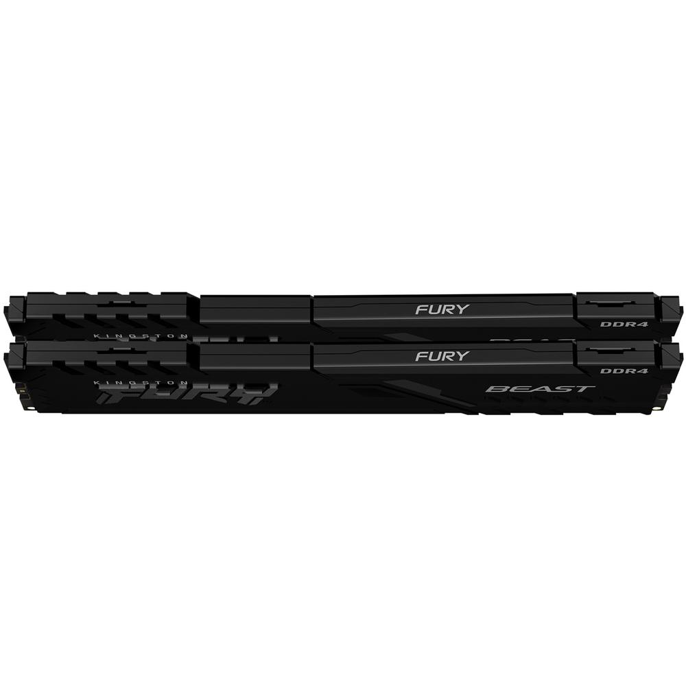 Foto 4 pulgar | Memoria Ram Ddr4 16gb 3200mt/s Kingston Fury Beast 2x8gb Negro Kf432c16bbk2/16