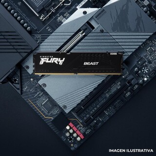 Foto 5 | Memoria Ram Ddr5 16gb 5600mt/s Kingston Fury Beast 1x16gb Negro Kf556c36bbe-16