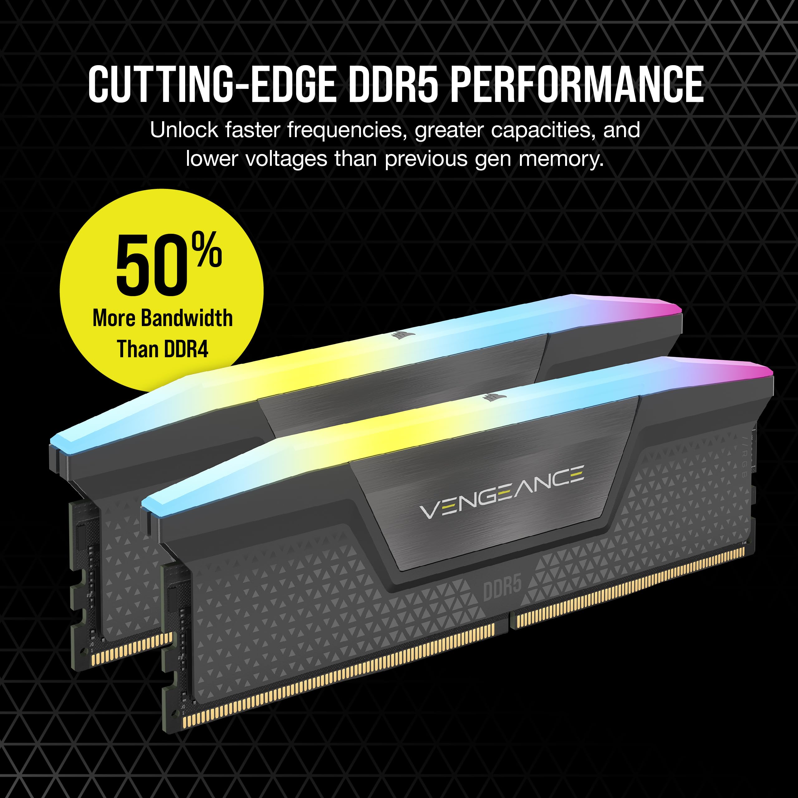 Foto 4 pulgar | Memoria Corsair Vengeance Rgb Ddr5 96 Gb (2 X 48 Gb) 6000 Mhz - Venta Internacional.
