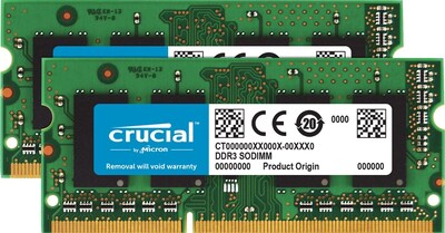 Foto 1 | Kit Memory Crucial De 4 Gb (2 Gbx2) Ddr3/ddr3l Sodimm De 1600 Mhz - Venta Internacional.