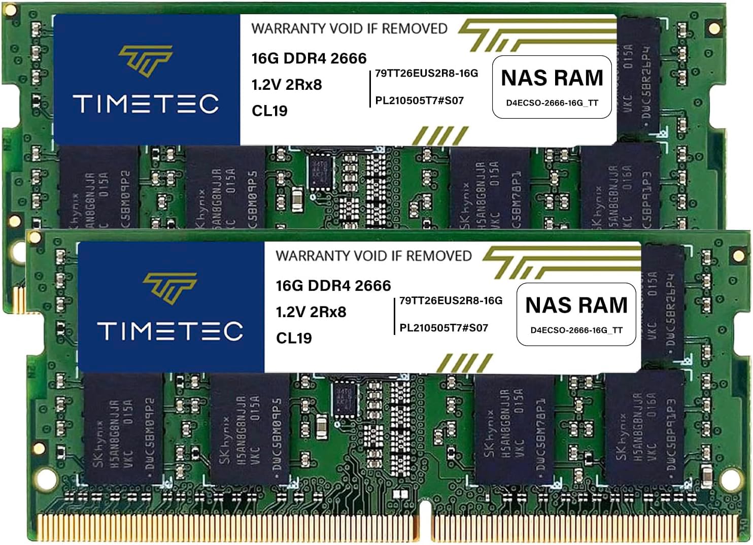 Foto 2 pulgar | Kit De Memoria Ram Timetec Ddr4-2666 De 32 Gb (2 X 16 Gb) Para Synology - Venta Internacional.