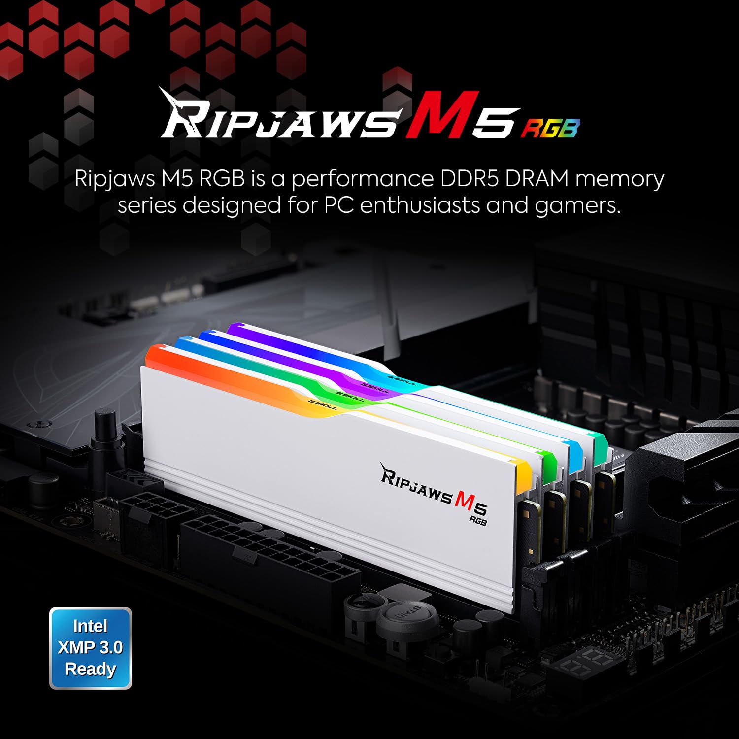 Foto 3 pulgar | Ram G.skill Ripjaws M5 Rgb Ddr5 32 Gb (2 X 16 Gb) 6400 Mt/s Cl36 - Venta Internacional.